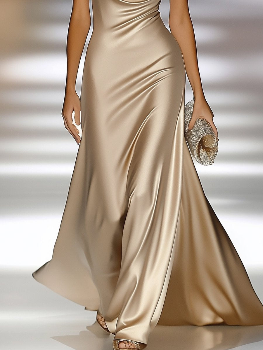 Celeste | Abito Elegante Maxi