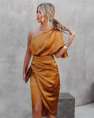 Dhalia | Abito asimmetrico elegante