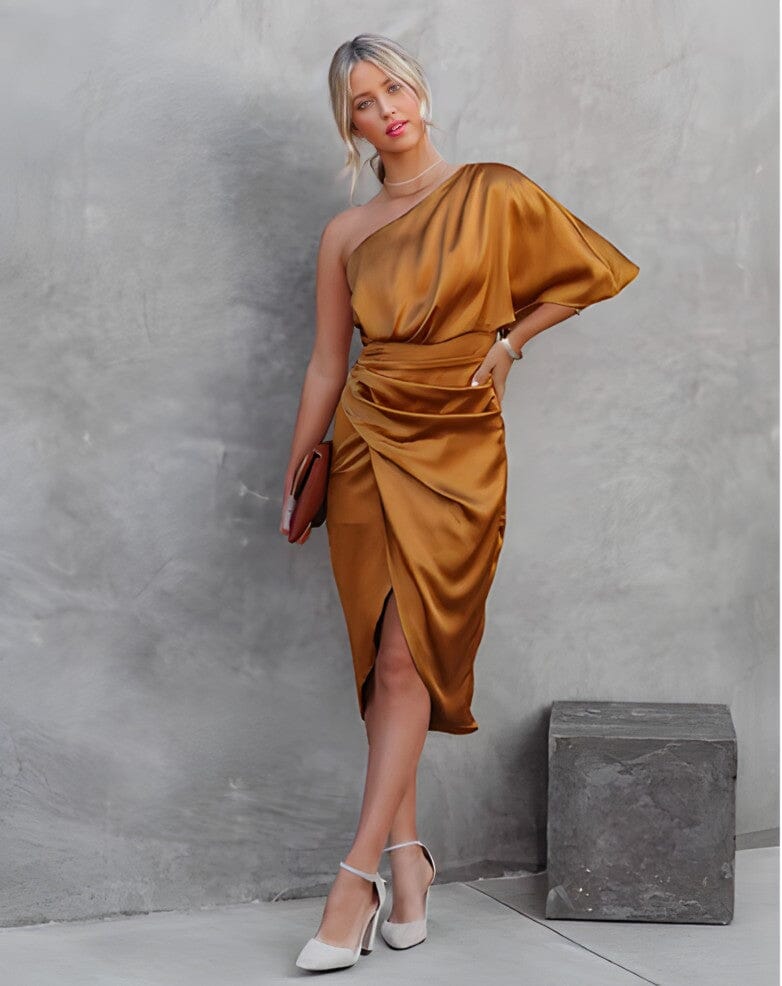 Dhalia | Abito asimmetrico elegante