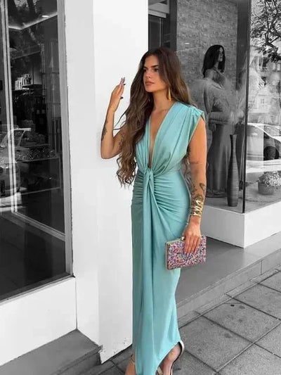 Cordelia | Abito Drappeggiato Elegante