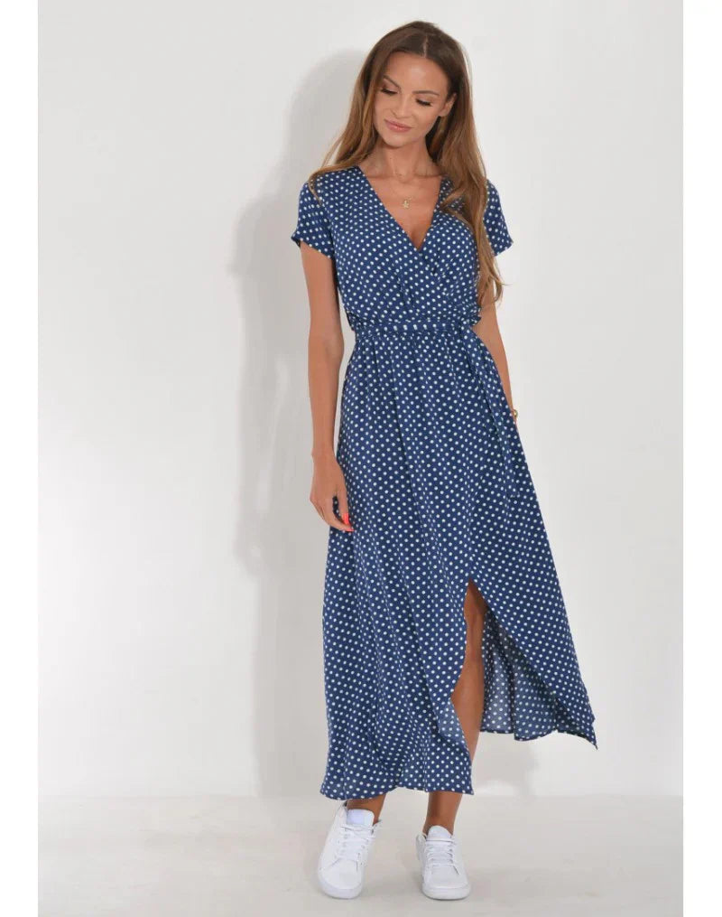 Elleli™ | Elegante abito con scollo a V