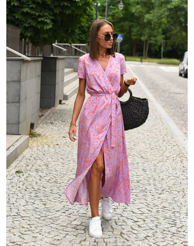 Elleli™ | Elegante abito con scollo a V
