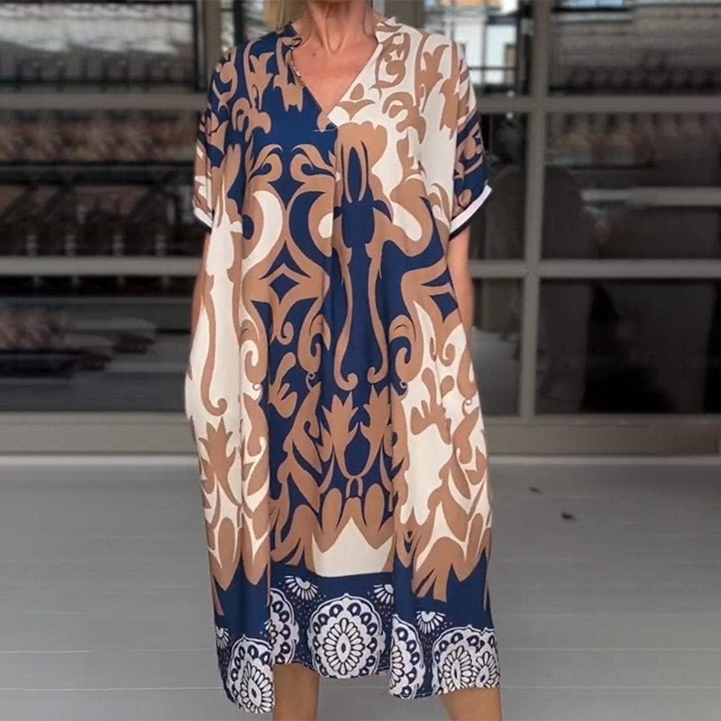 Alen™ | Abito Boho con copertura della pancia