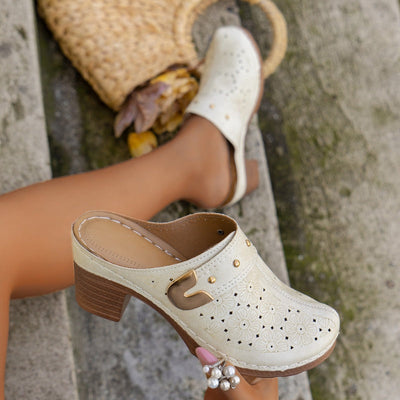 Sandali Chiusi a Punta Spessa per Donna | Stile Slip-On
