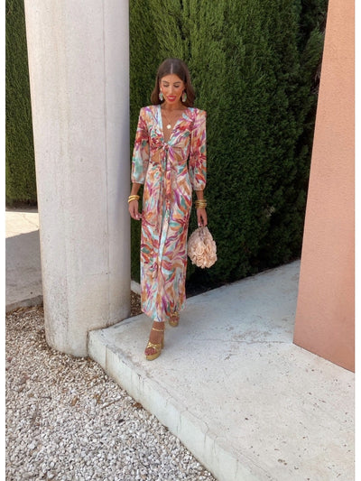 Danika | Abito elegante con scollatura