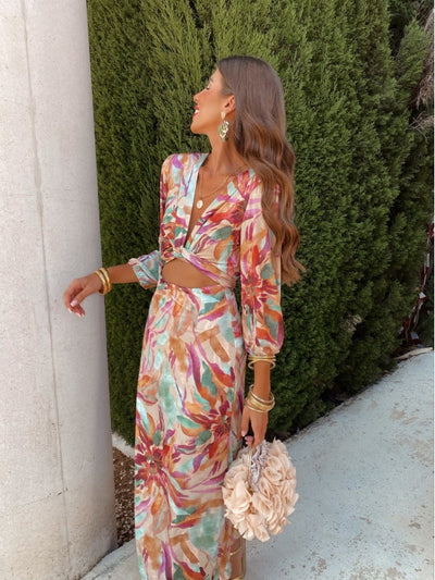 Danika | Abito elegante con scollatura