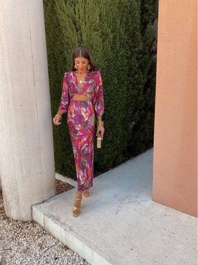 Danika | Abito elegante con scollatura