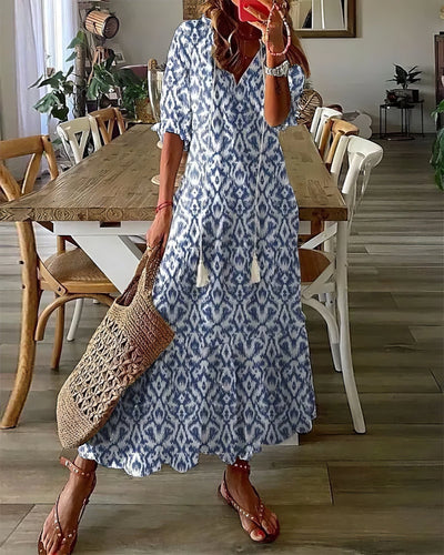 Diana | Vestito Boho Elegante con Copertura per l'Addome