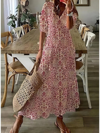 Diana | Vestito Boho Elegante con Copertura per l'Addome