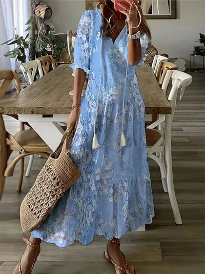 Diana | Vestito Boho Elegante con Copertura per l'Addome