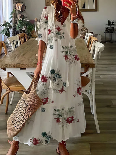 Diana | Vestito Boho Elegante con Copertura per l'Addome